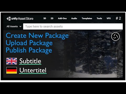 Unity Asset Store Tutorial #2: How to create and publish a new package