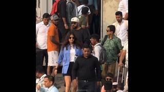 Virat Kohli \u0026 Anushka Sharma enjoy a boat ride on their way to Alibaug😍 #Virushka