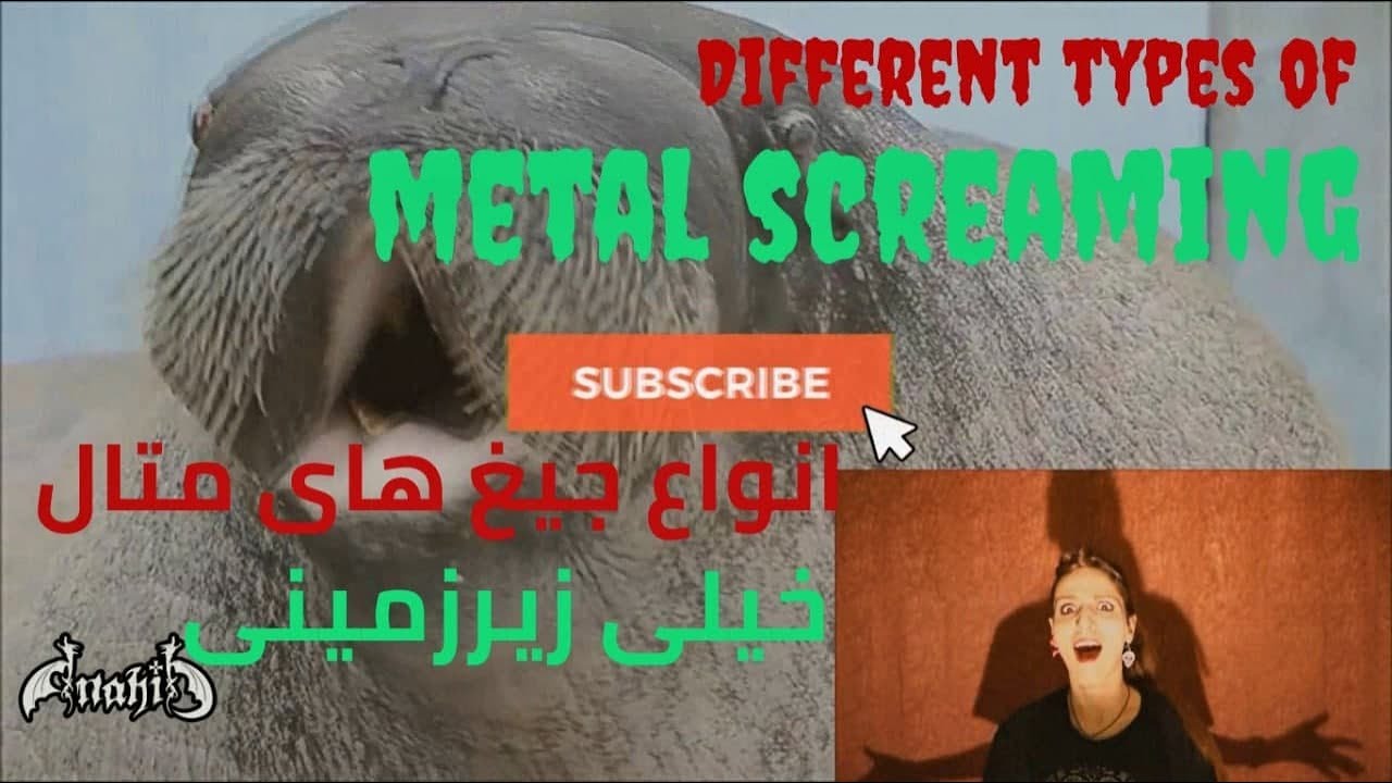 Different Types Of Metal Screams انواع جیغ های متال خیلی زیرزمینی