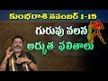 Kumbha Rashi phalalu | November 1-15 | Aquarius Horoscope | telugu astrology | Rasi phalalu 2018