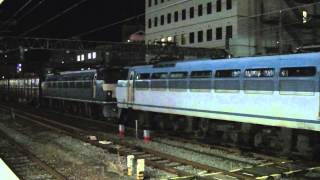 2086レ　EF66-24無動力回送　沼津駅発車　EF66‐115