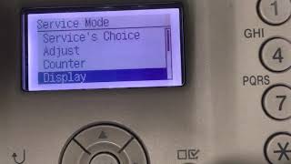 Canon IR2318 Hard Reset, Error clearing - Service Mode