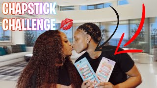 CHAPSTICK KISSING CHALLENGE PART 1