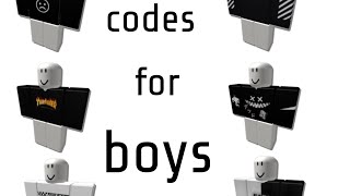5 Shirt Codes For Girls And Boys 1 Read Desc Roblox