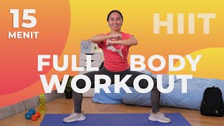 Olahraga di Rumah 15 Menit Bakar Lemak Seluruh Tubuh dengan HIIT Cardio Workout!