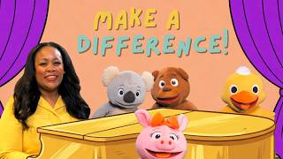 Make A Difference | Children's Empowerment Song | Songs for Kids