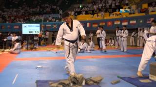 2013The World Taekwondo Hanmadang] 국내 개인 주먹격파 남자 시니어3 채봉군 FIST BREAKING M SENIO Ⅱ