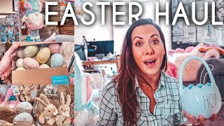 BIGGEST HAUL EVER !! HomeGoods & Marshalls Easter Decor