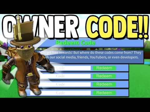 OWNER CODE!! (REDEEM NOW) Build a boat for Treasure ROBLOX