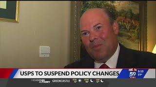 USPS to suspend policy changes