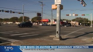 Safety improvements begin for one of Austin’s most dangerous intersections