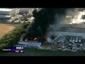 three alarm fire sparks at ft. worth paper recycling plant