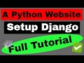 Python Website - Setup Django Project using Virtual Environment