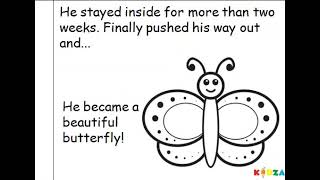 simplified version of A very hungry caterpillar story