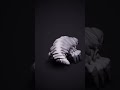 sculpting process of insectoid creature in zbrush ✍️