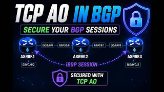 🚀 TCP AO in BGP Explained | Securing iBGP Sessions on ASR9K Routers