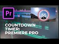 Create an Animated Countdown Timer in Premiere Pro: Step by Step