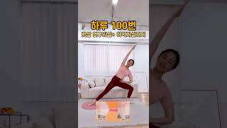 100만뷰 찍었던 뱃살옆구리살 빼기 + 힙업까지 !! 손 벽에 닿일 때 팔살짝 굽혀팔살도 빼요 #전신운동 #다이어트운동 #뱃살빼기