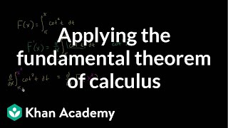 Worked example: Finding derivative with fundamental theorem of calculus | Khan Academy