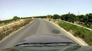 Driving a Lancia Kappa in Sunny Sigonella Sicily Italy