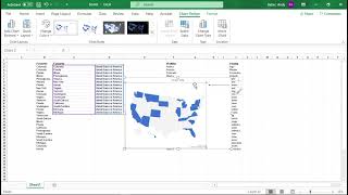 Using Excel to Make Simple Maps - G107 Spring 2021