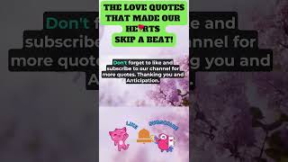 Love Quotes That Made Our Hearts SKIP A BEAT! -Best Quotes for Love and Relationships #shorts #short