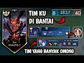 PUNYA TIM YANG BANYAK OMONG SAMPAI DI BANTAI MUSUH MARAH2 | MOBILE LEGENDS