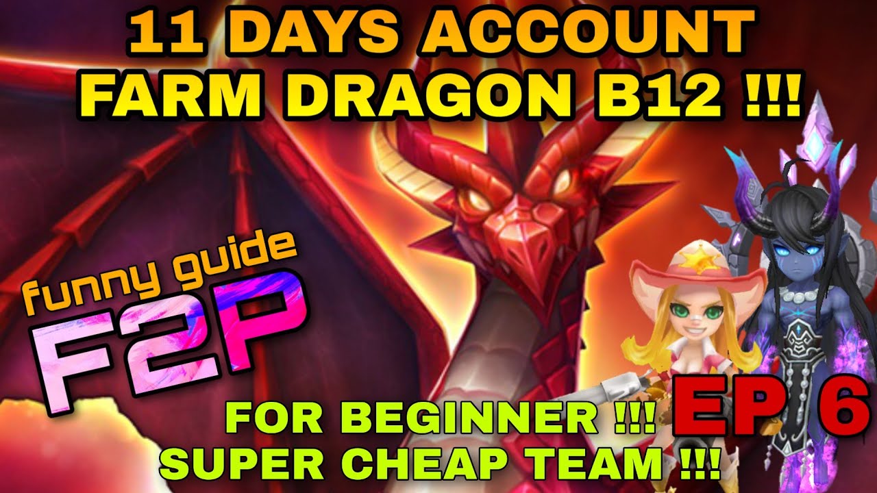 #6 DRAGON B12 / DB12 BEGINNER SAFE TEAM IN 11 DAYS SUMMONERS WAR - YouTube