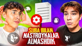 SUBA BILAN NASTROYKALARNI ALMASHDIK 🤯 ft.SUBA - PUBG MOBILE