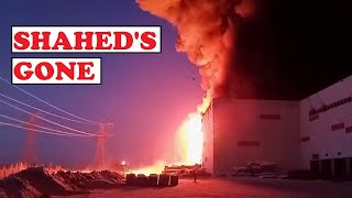 THAT WAS A BOOM: UKRAINE DESTROYS HUGE WAREHOUSE FILLED WITH SHAHED DRONES || 2024