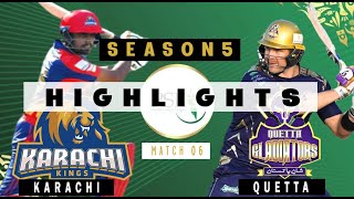 Karachi Kings vs Quetta Gladiators Full Highlights | Match 6 | 23 Feb | HBL PSL Season 5 | 2020