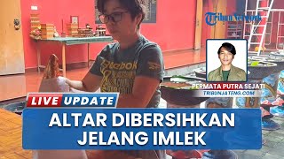 Jelang Imlek, Altar Mbah Kuncung Dibersihkan dalam Prosesi Jamasan di Klenteng Boen Tek Bio Banyumas