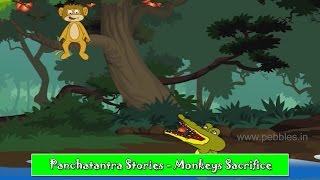 Makdo Magar | Monkey Crocodile | Panchatantra Gujarati Stories | Kids Stories | Children Stories