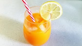 Carrot Lemon Ginger Juice - Tropical Drink