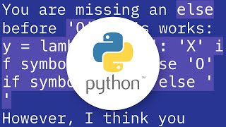 Multiple if statements in a lambda function