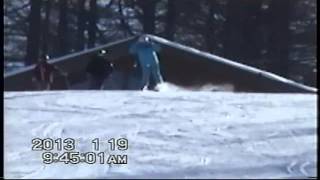 65歳のたしなみ ski コブ挑戦記 白樺国際　20130119