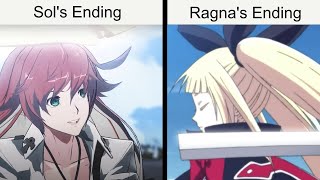 Sol's Ending vs Ragna's Ending