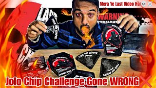 ASMR Eating WORLD’S HOTTEST JOLO CHIP CHALLENGE💀 In Hyderabad | Last Video❌| Plz Support Karo😭😫🙏