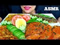 ASMR:SPICY SEHRI FISH VHUNA,FISH FRY,SMALL FISH CHORCHORI,CABBAGE FRY,CHILLI||ZAKIA-SPICY ASMR