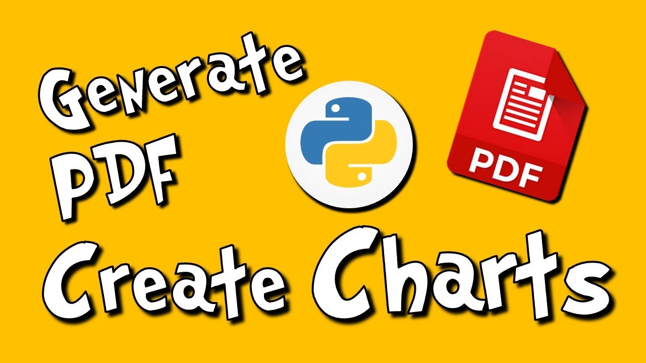 Generate PDF With Python - ReportLab - Create Charts - #4 - YouTube