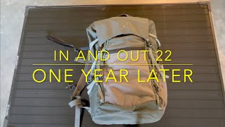 Mystery Ranch In and Out 22:  One year later review