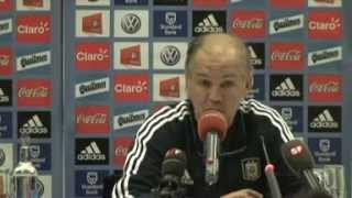 Sabella hablando de Messi