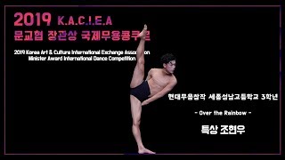 2019 문교협 장관상 국제무용콩쿠르 현대무용창작 특상 세종성남고등학교 3학년 조현우 (Over the Rainbow)