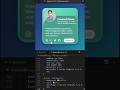 Amazing Profile Card Hover Effect 🔥 | HTML CSS Animation #shorts