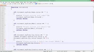 JavaScript - Validations