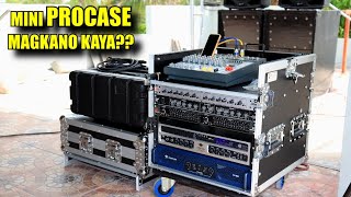 MINI SOUND PROCASE Setup - Rack Mounting Audio Equipment & Processors  + Sound Check