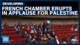 French Chamber Erupts in Applause as MP Sébastien Delogu Supports Palestine | Dawn News English