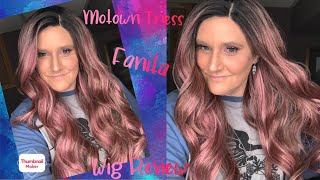 CANDY COLOR!!|MOTOWN TRESS FANITA WIG REVIEW|Synthetic|LET'S LACE|RT1B/CORAL|sogoodbb.com|BIG CAP