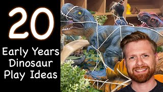 🦕  20 Dinosaur Small World Play Ideas | Tuff Tray Provision Ideas | Early Years Play EYFS