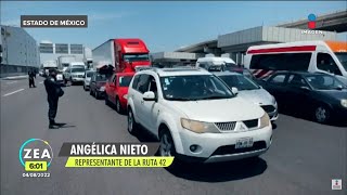 Transportistas cierran vialidades en el Edoméx; denuncian a la policía por actos de corrupción | Zea